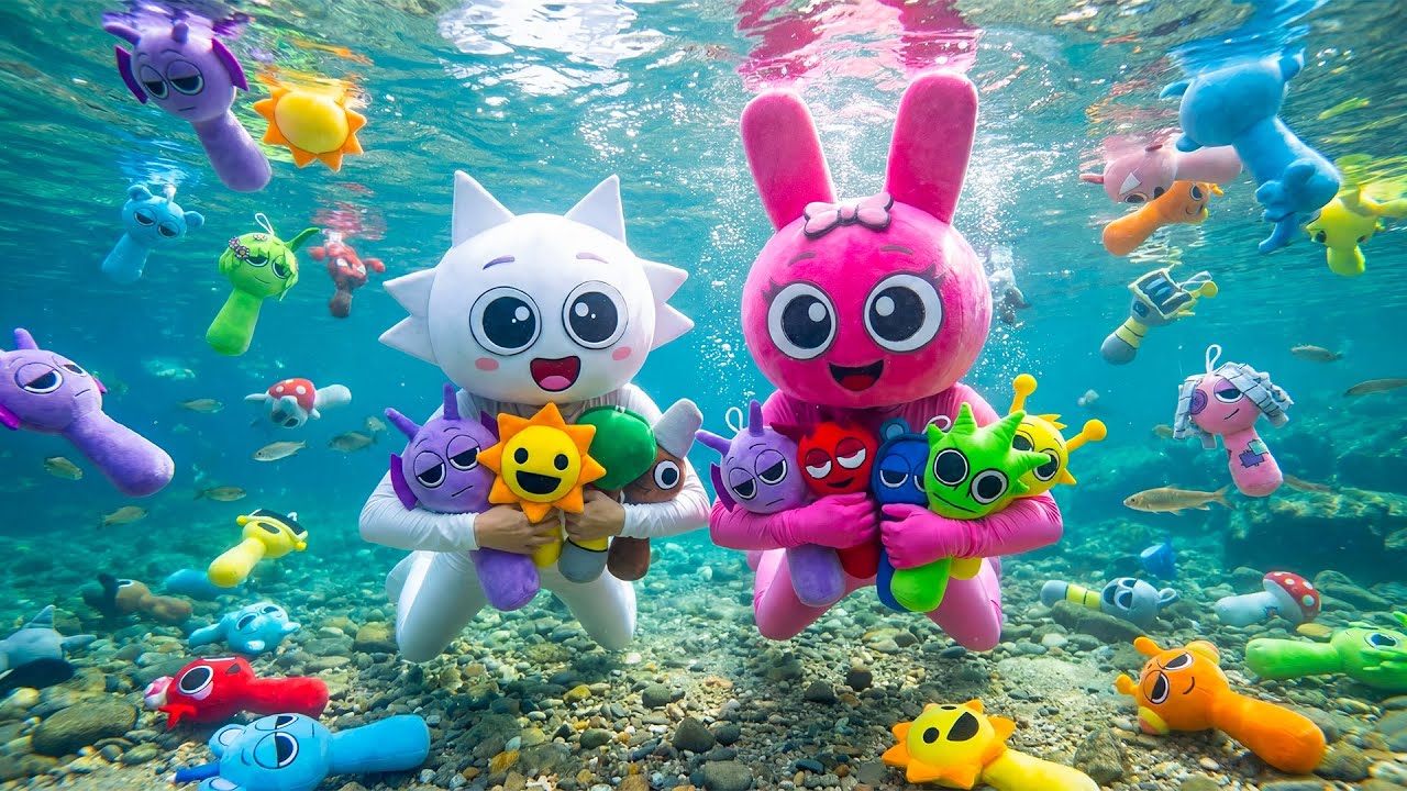 What Did Pinki & Wenda Find in the Ocean?! The Sprunki Treasure