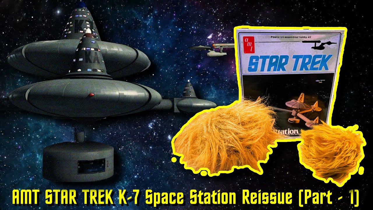 AMT STAR TREK Space Station K-7 Reissue Model Kit Build Series (Part - 1)
