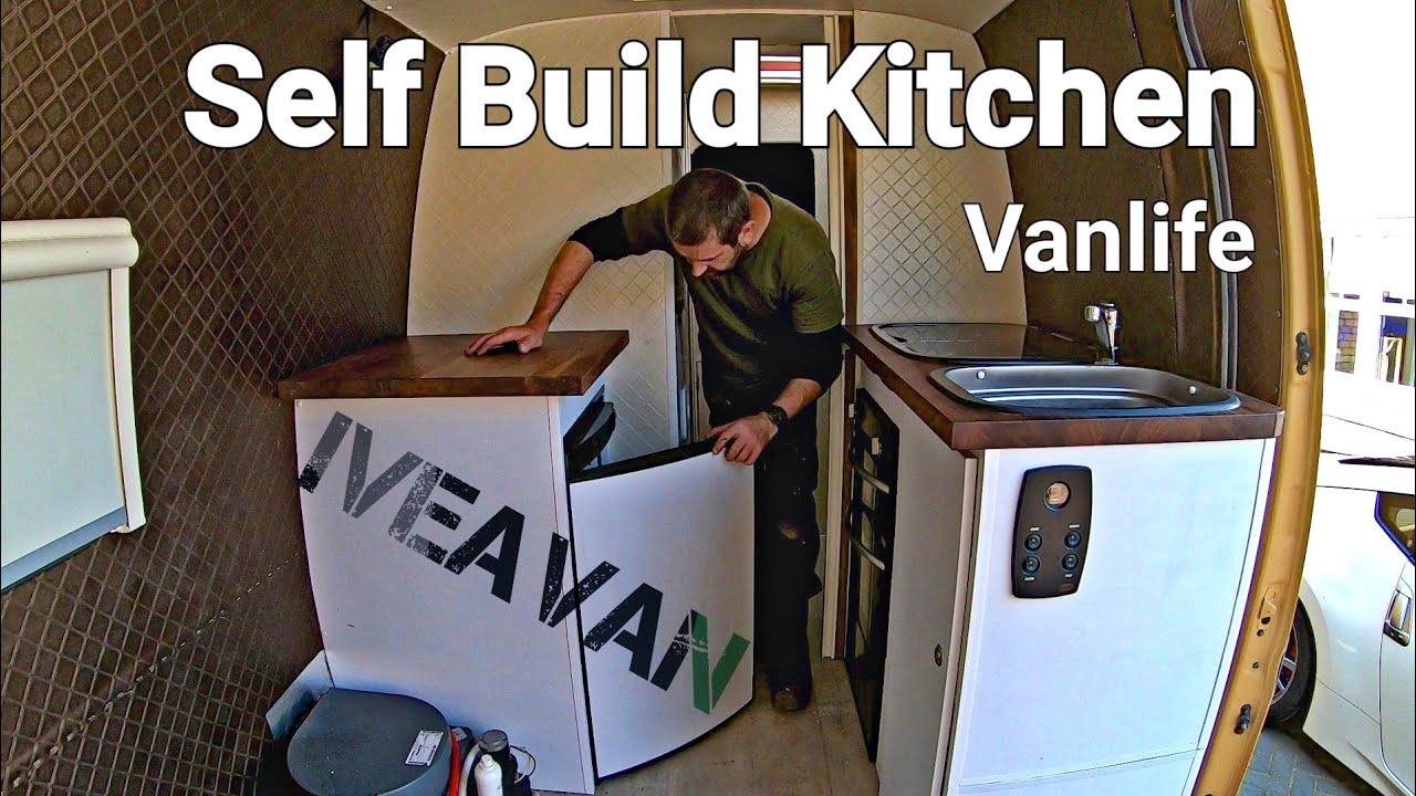 Kitchen Base Units.Within a DIY Iveco Daily Campervan / Van Build.
