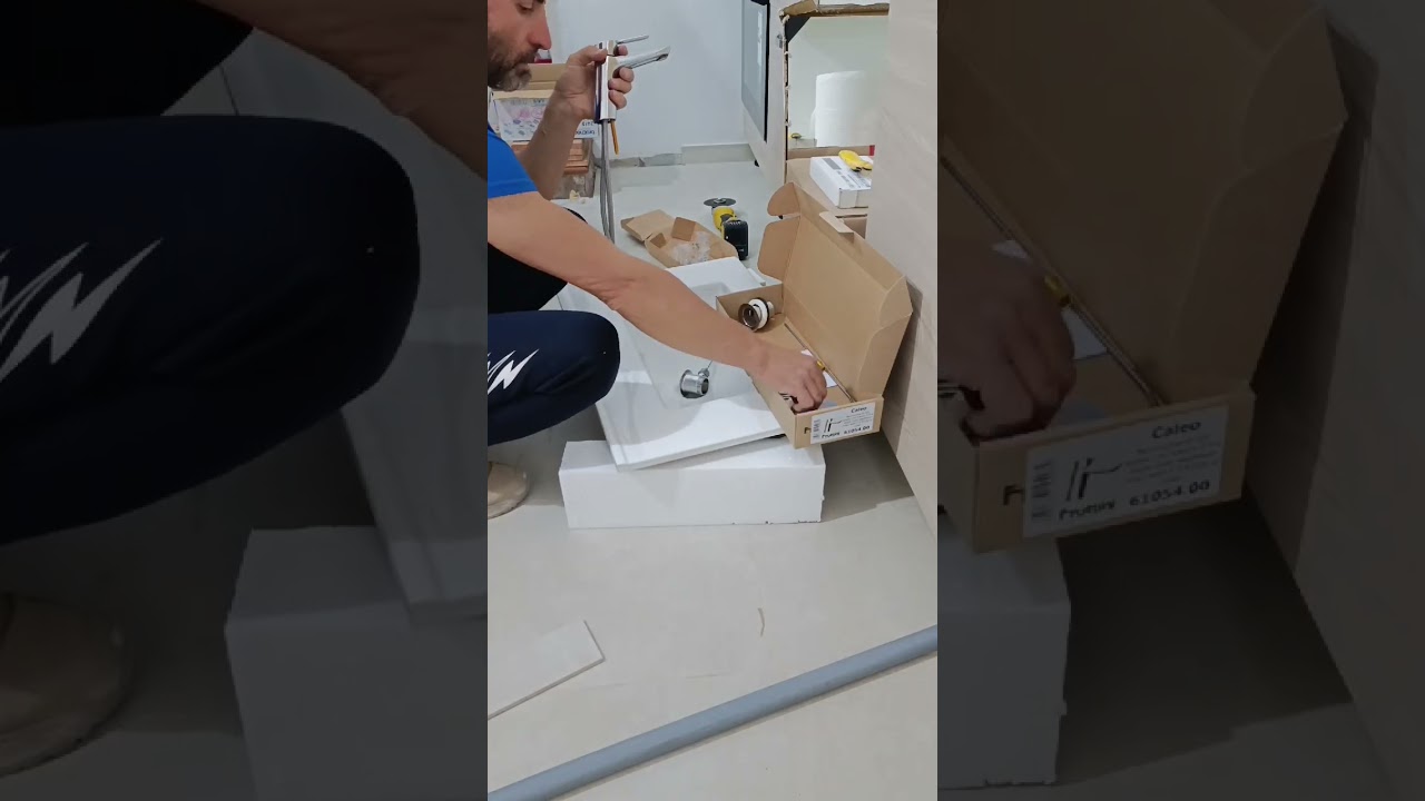 istallazione lavabo