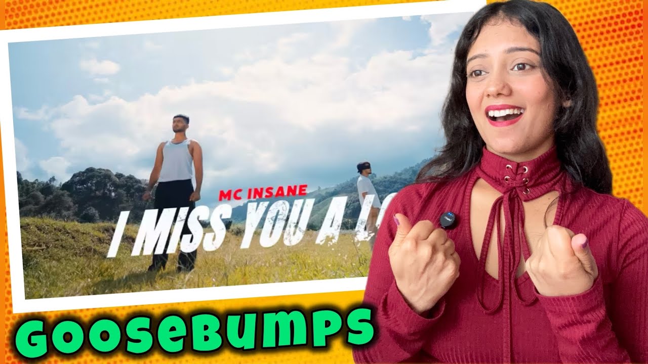 Mc Insane - I Miss You A Lot Reaction By Pooja Chandola 