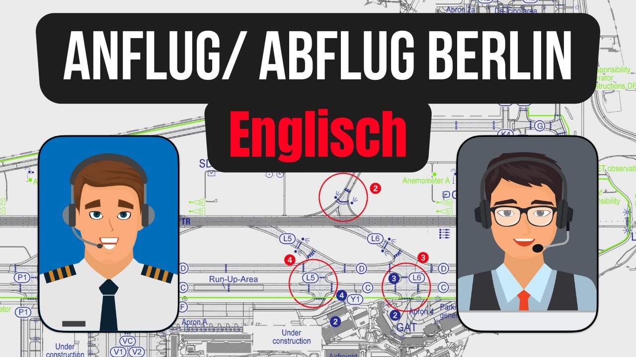 VFR Sprechfunk: Berlin EDDB auf Englisch (BZF 1)