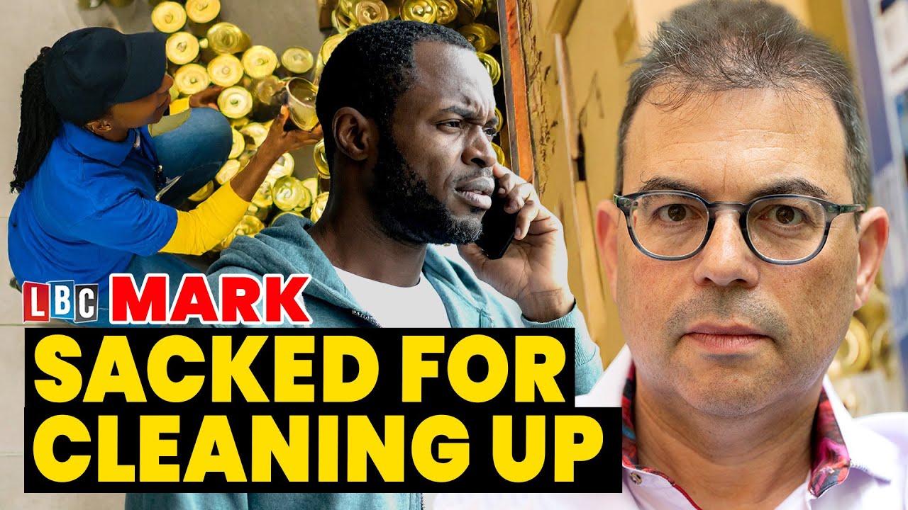 I've been suspended for cleaning up a mess in a shop [LBC Legal Hour]