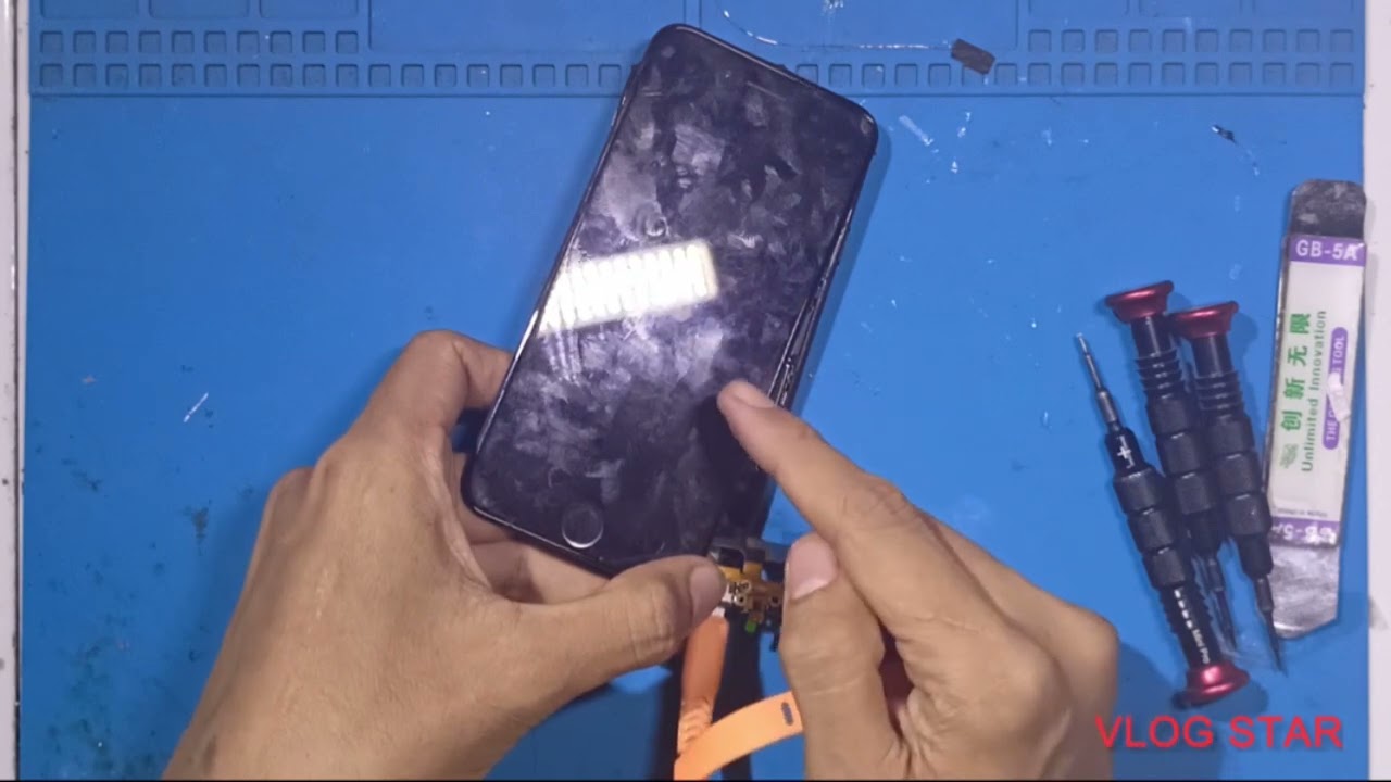 replace flexible charger connector iPhone 7 // ganti fleksibel konektor cas iPhone 7