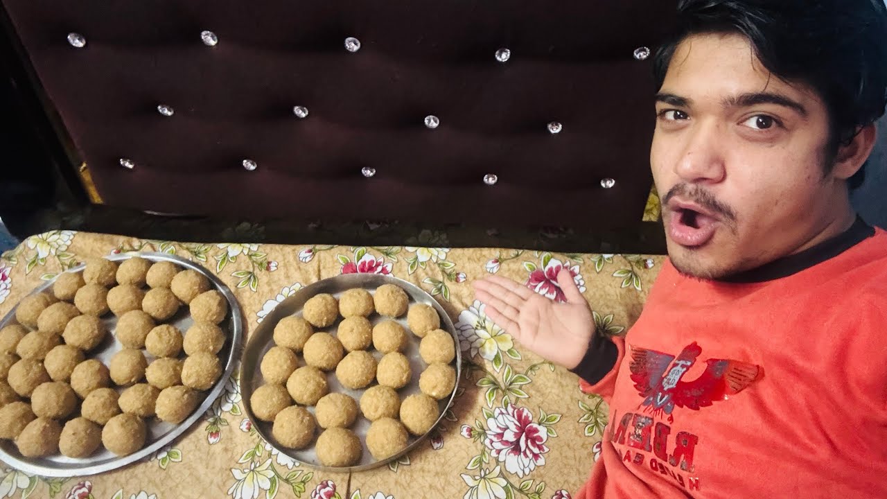 gundh ke laddu home maid desi ghee ke laddu maidby sister/mother desi rajasthani laddu #viral #laddu