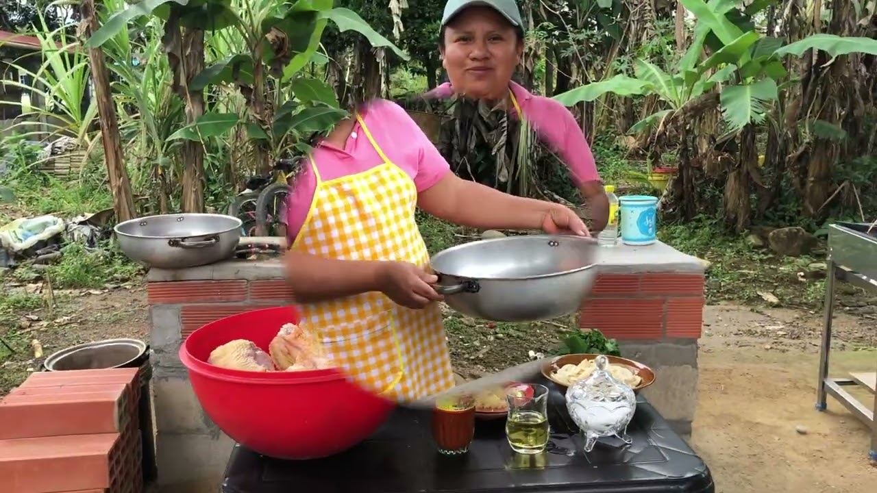 Receta con brotes de Bambú.