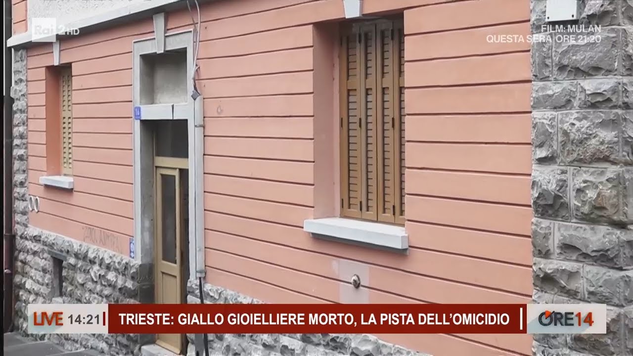 Trieste: gioielliere trovato morto, la pista dell'omicidio - Ore 14 del 19/12/2025