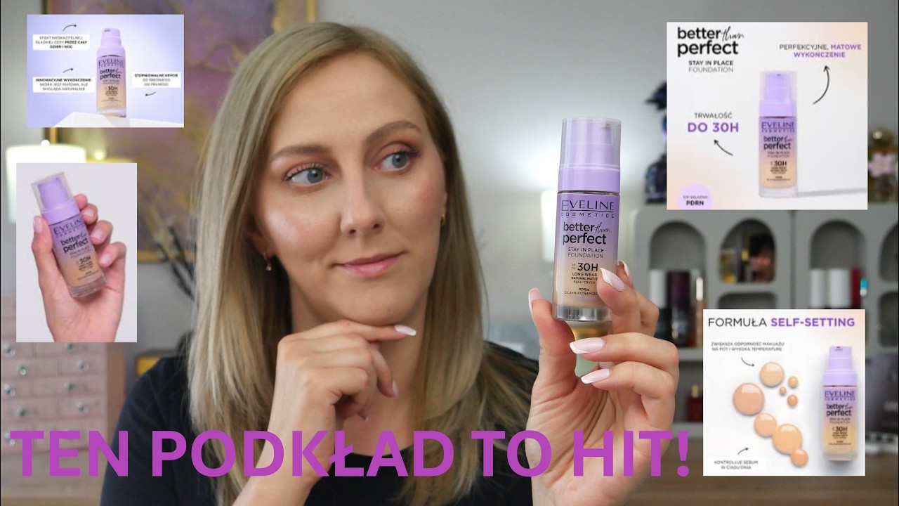 NOWOŚĆ😲 PODKŁAD EVELINE BETTER THAN PERFECT STAY IN PLACE🤩 10-GODZINNY TEST TRWAŁOŚCI i WIELKIE WOW😍