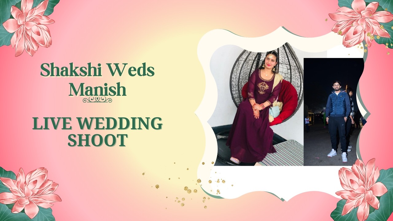 2nd Day live Wedding Ceremony🔴 Sakshi 💕 Manish 🎦Live Streaming by Anil Studio Mathana Mob-9813606622