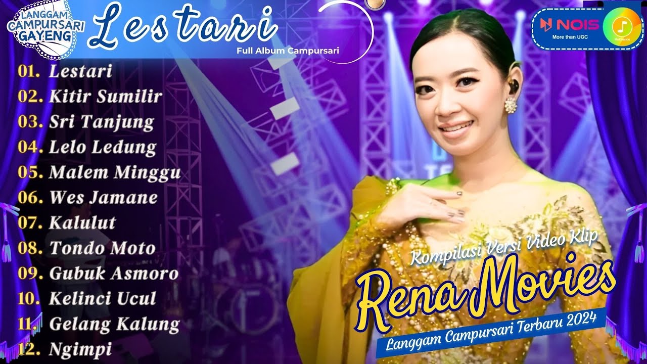 RENA MOVIES - LESTARI l FULL ALBUM TERBARU LANGGAM MUSIC CAMPURSARI 2024 VERSI VIDEO KLIP
