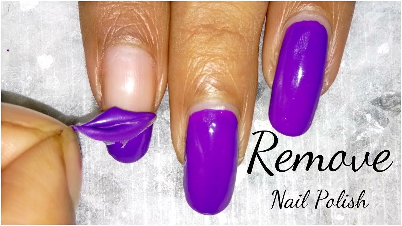 Remove Nail Polish Without Nail Polish Remover In 1 Second Only