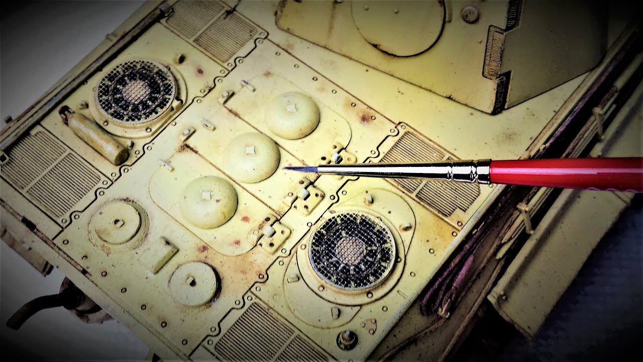 Make Your Models POP!  Easy Beginner Weathering Tutorial for a Pinwash on Model Tanks