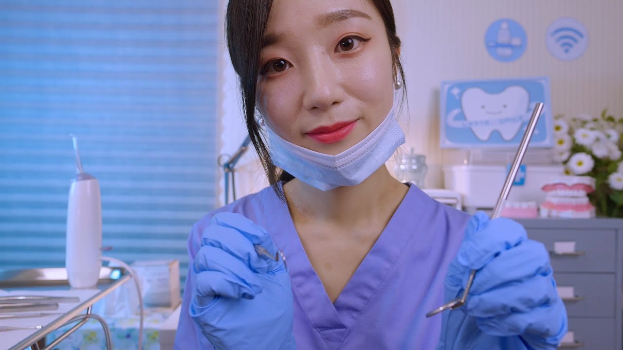Dentist Teeth Checkup & Cleaning😄 ASMR