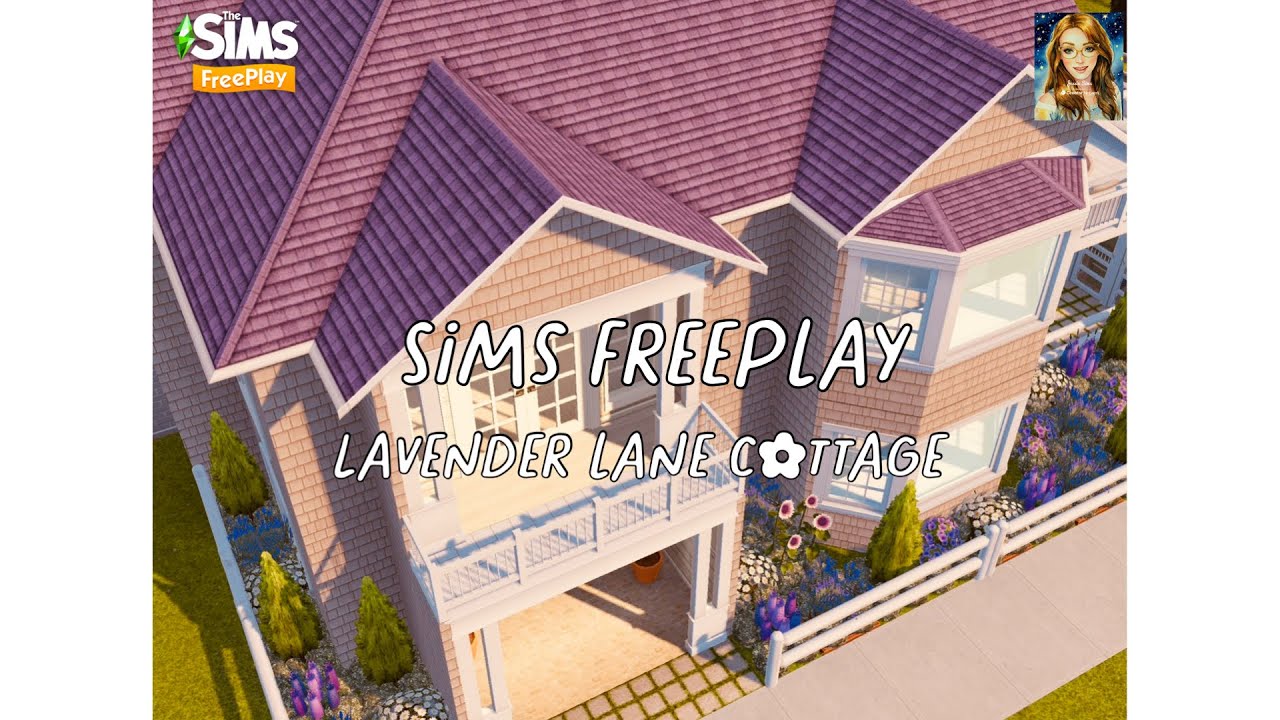 Sims FreePlay Lavender Lane Cottage 💜 Live Build Included 🛠️