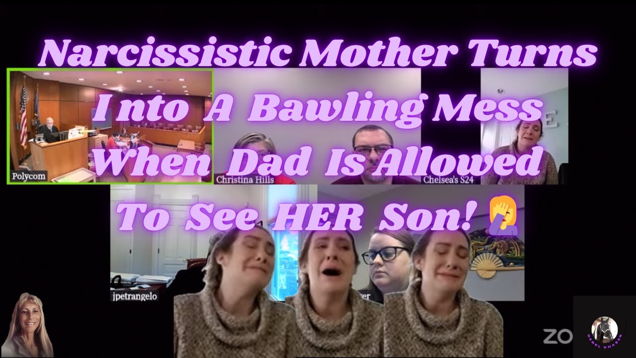 Narcissistic Mother Turns Into a Bawling Mess When Dad Is Allowed To See HER Son!