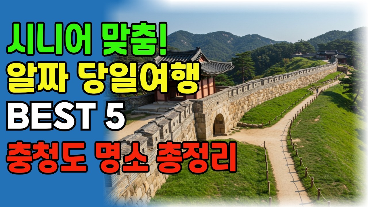 시니어도 쉽게 떠나는 충청도 힐링여행 베스트5 #시니어여행#가을단풍#60대70대추천#충청도당일여행