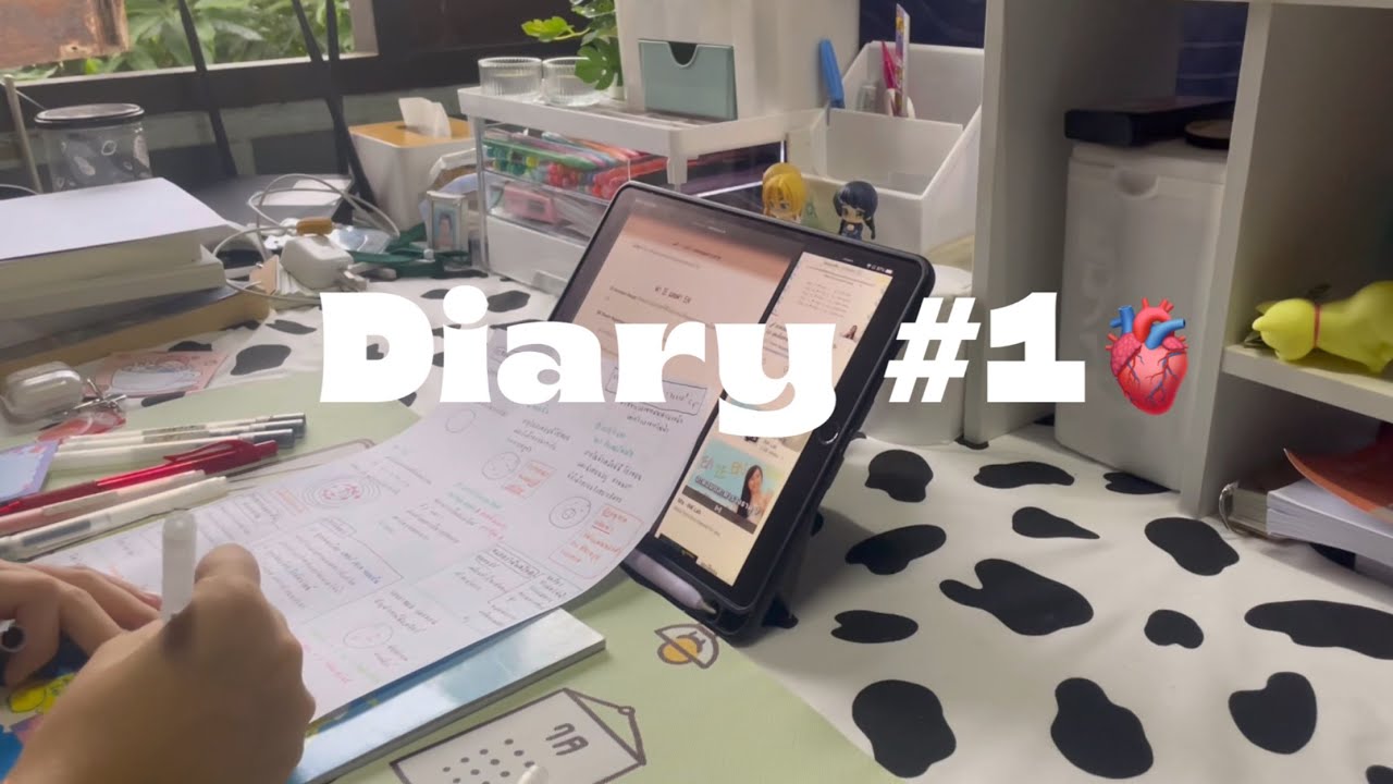 ชีวิตนักเรียน #dek65 เรียนออนไลน์เต็ม 1 วัน ! #1 | diaryonlyoil🫀💥✨