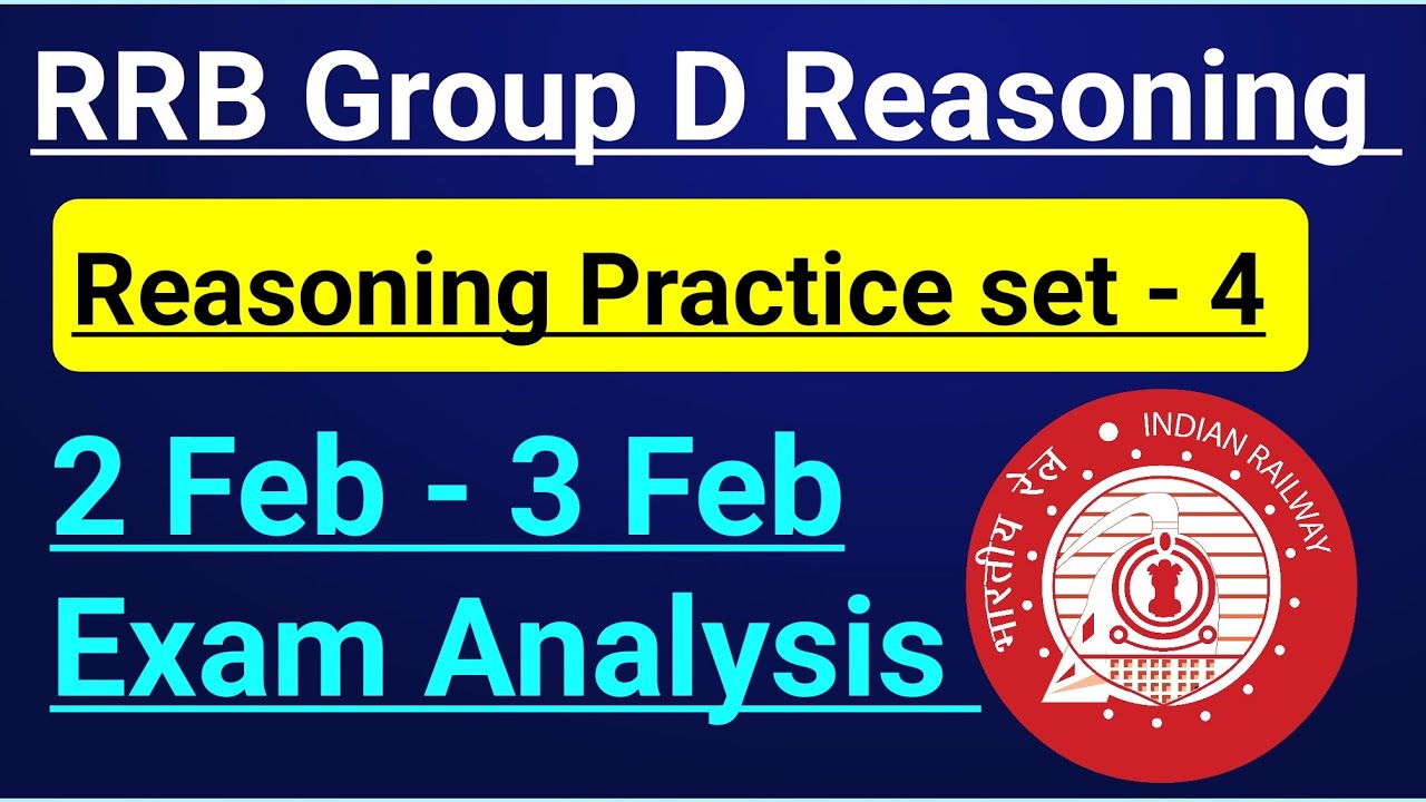 RRB group D reasoning practice set | Rrb group D reasoning pyq | Rrb group D reasoning questions 