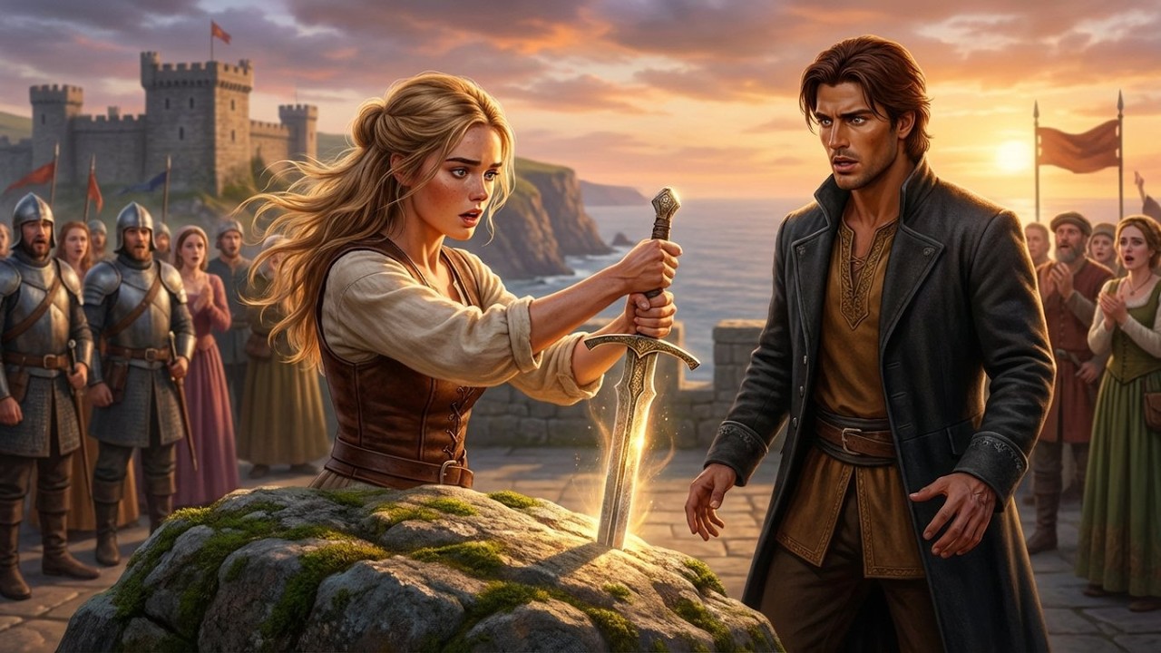 She Pulled the Sword From the Stone. The Alpha King Said, 
