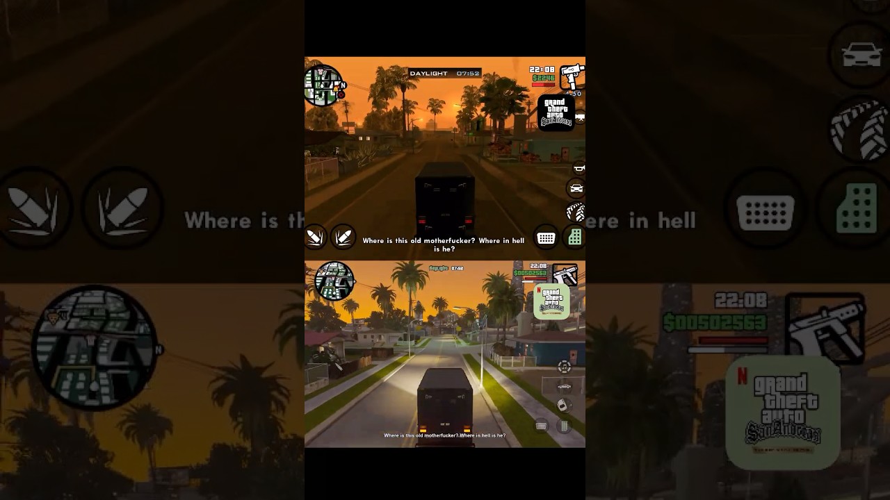 GTA San Andreas(2013) vs GTA San Andreas Netflix Definitive Edition (2023) Mobile Version Difference