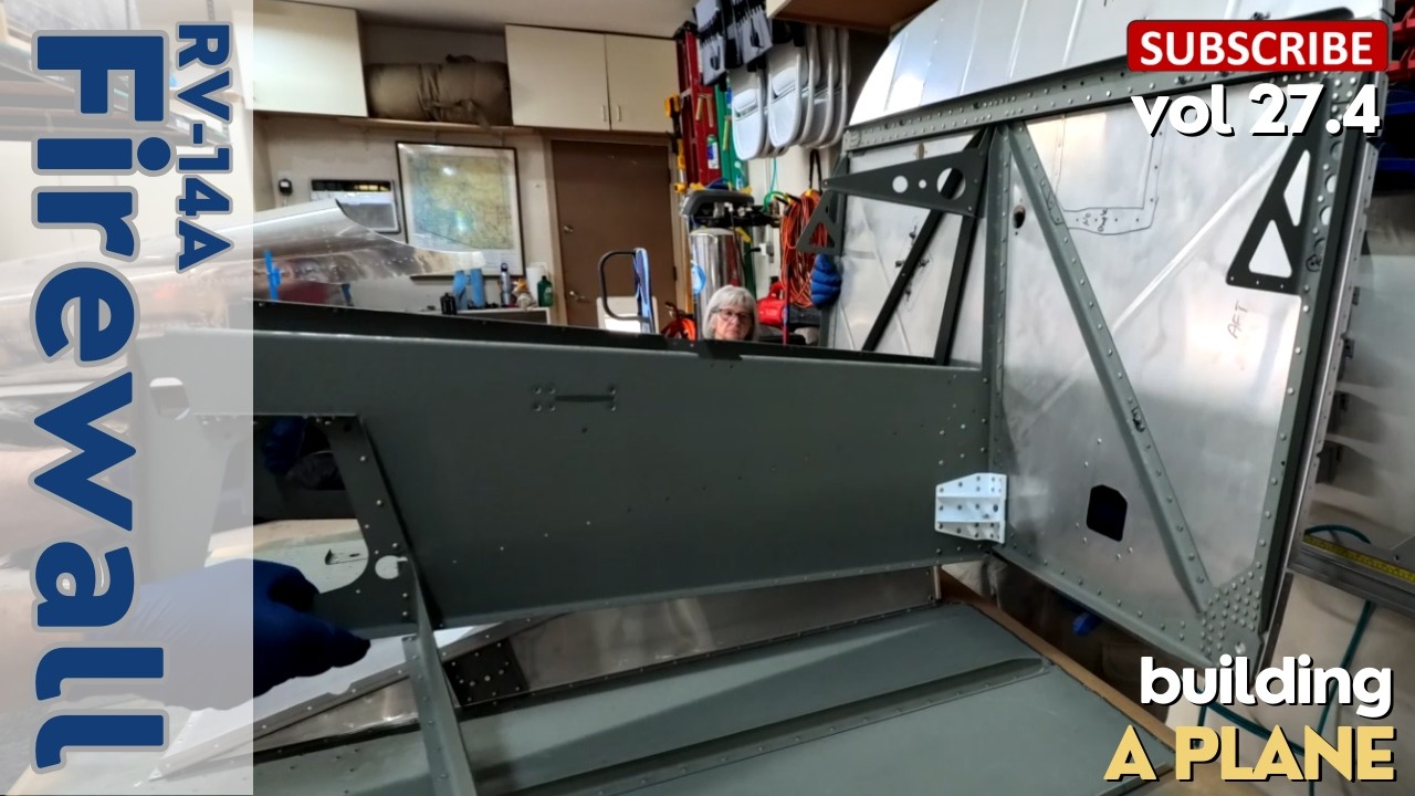RV-14A | Перегородка 27.4 - Выхлопной туннель, прикрепленный к узлу перегородки