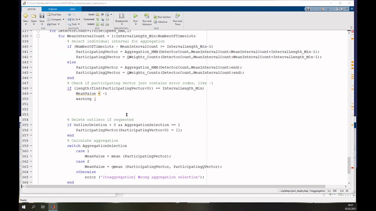 Matlab Project 6 (live recording): From single scripts to software suite (part 2)