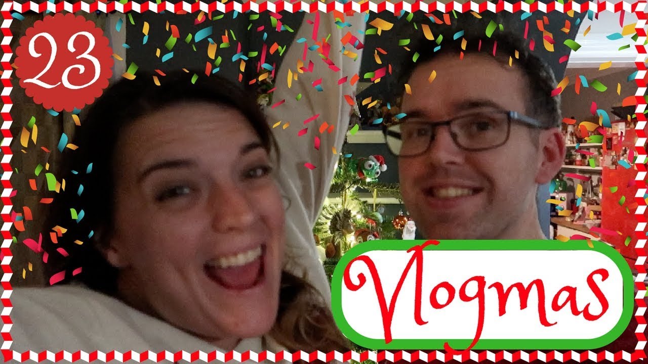 Vlogmas Day 23 | Midnight Tesco Shop on Christmas Eve Eve | KrispySmore | Dec 2017