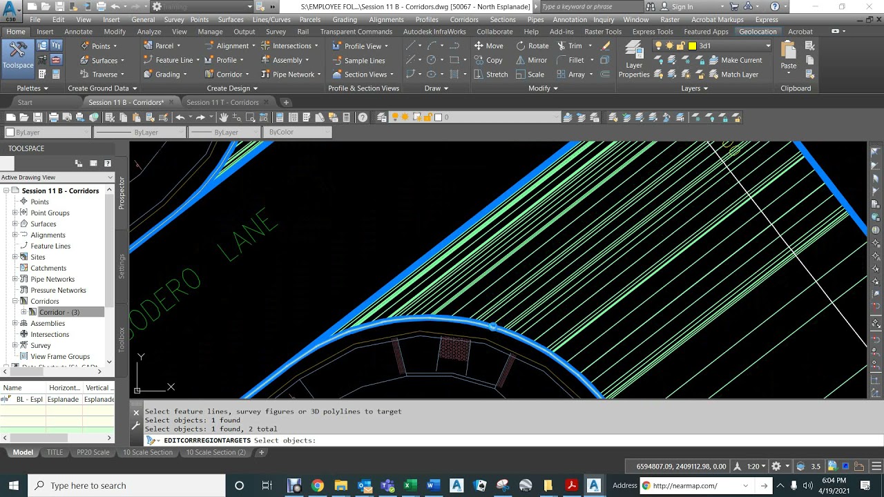 Targeting 1 - Target assemblies in Civil 3D