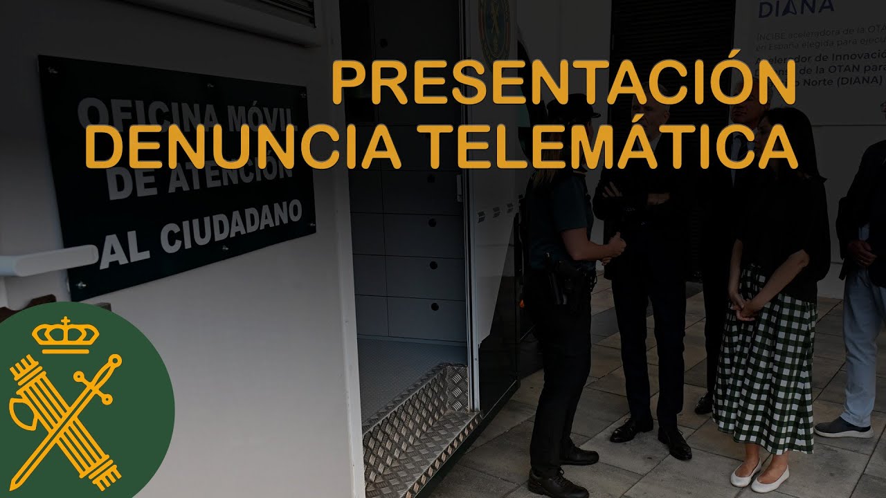 Presentamos la denuncia telem&aacute;tica en la sede del INCIBE en Le&oacute;n #guardiacivilaunclic