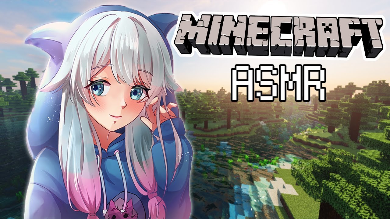 ASMR Gaming ❤️ My first Minecraft stream! #minecraft #asmr