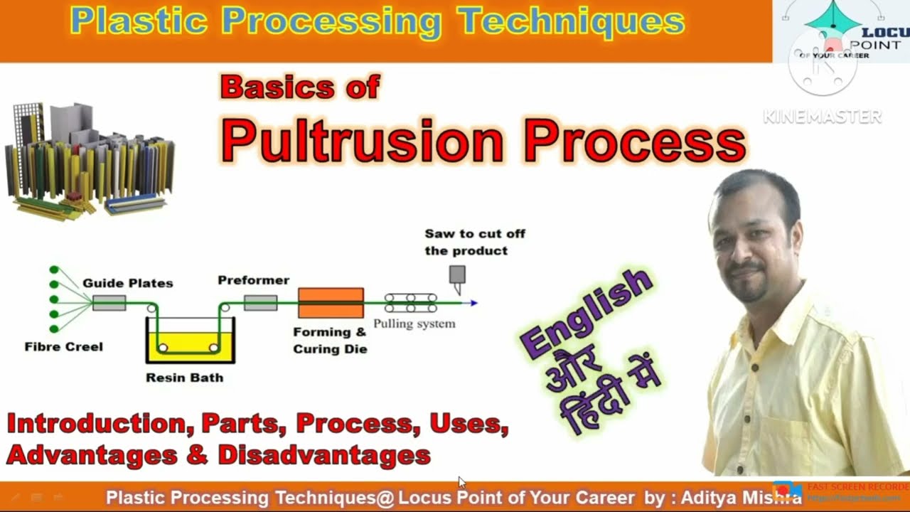 #Pultrusion. #FRP Manufacturing. Plastic Process Technology. Fibreglass composites. #making