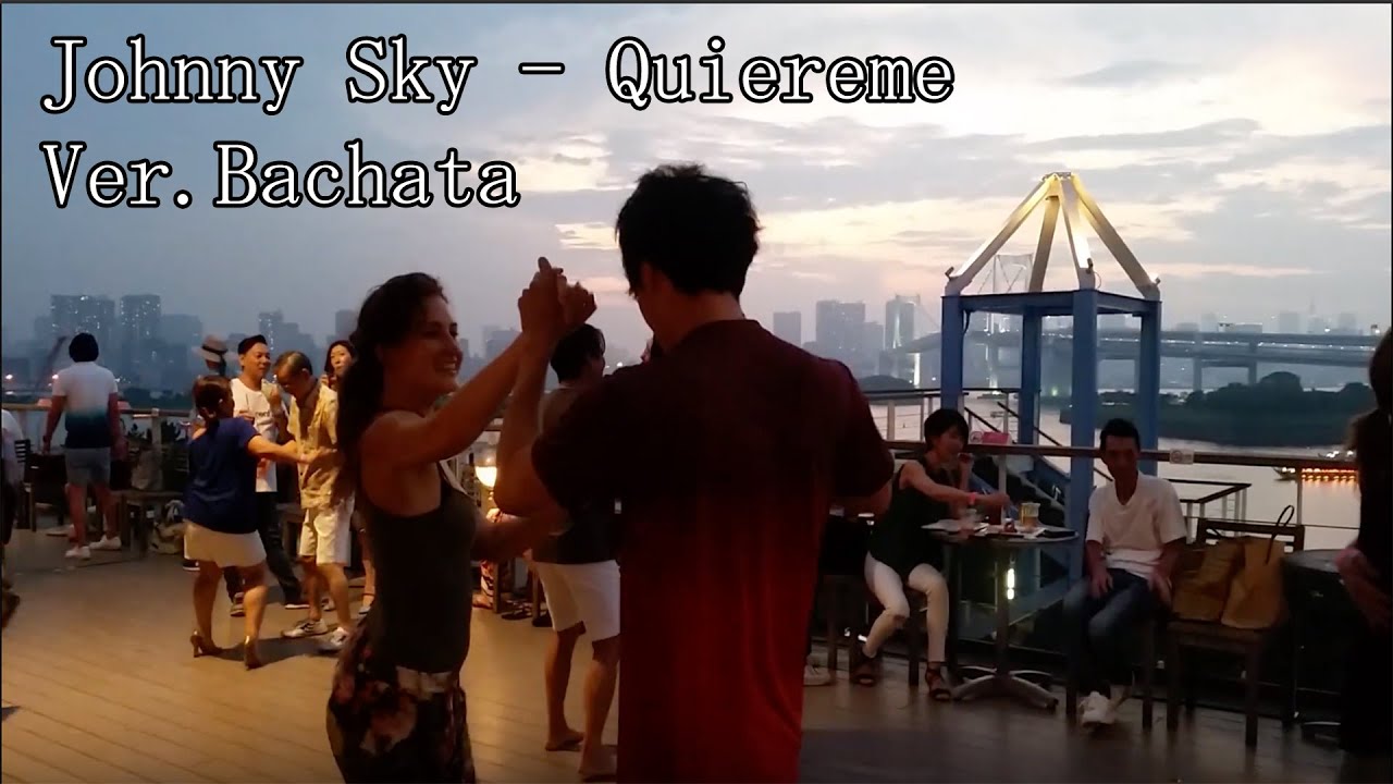 Johnny Sky - Quiereme Bachata social dance @Tokyo, Japan