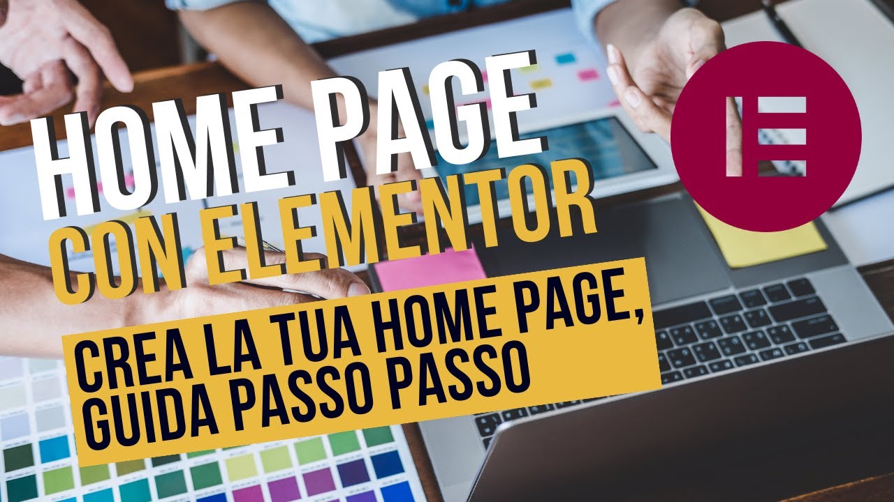 Come fare una Home Page con Elementor
