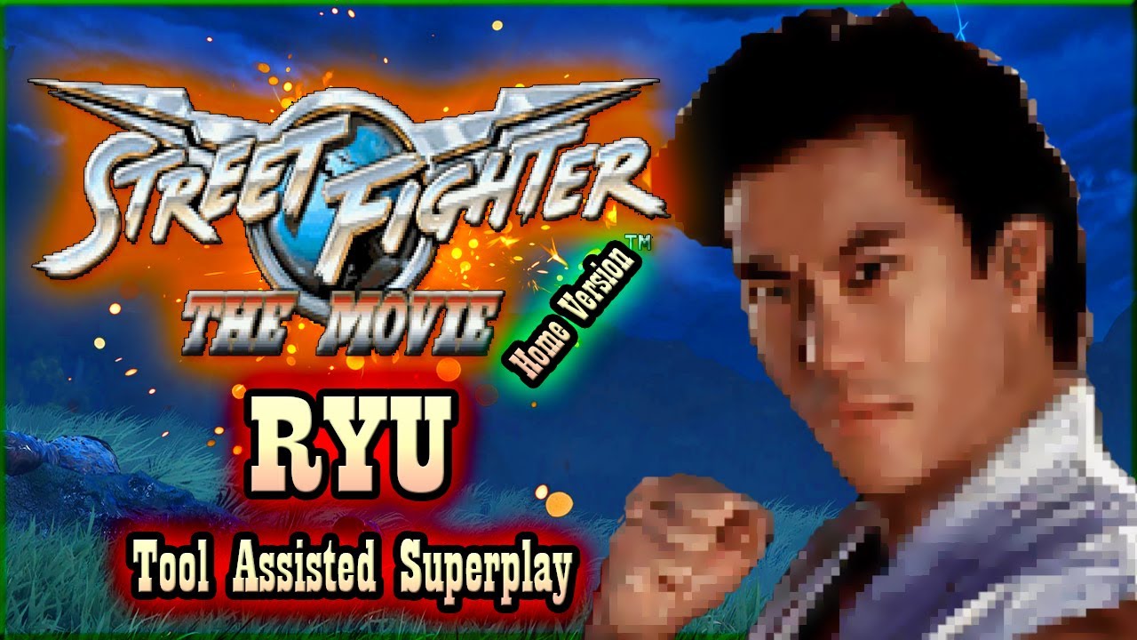 【TAS】STREET FIGHTER THE MOVIE (HOME VERSION SEGA SATURN) - RYU HOSHI