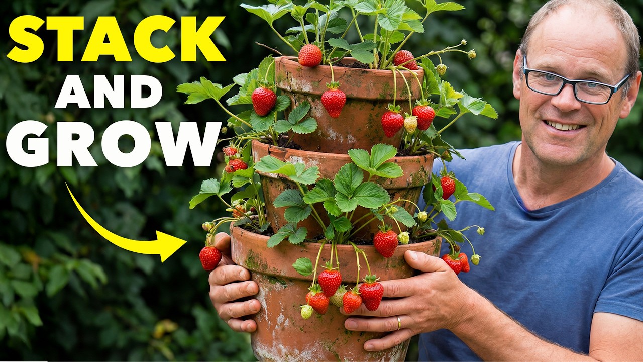 The Smart Way to Grow Strawberries Vertically