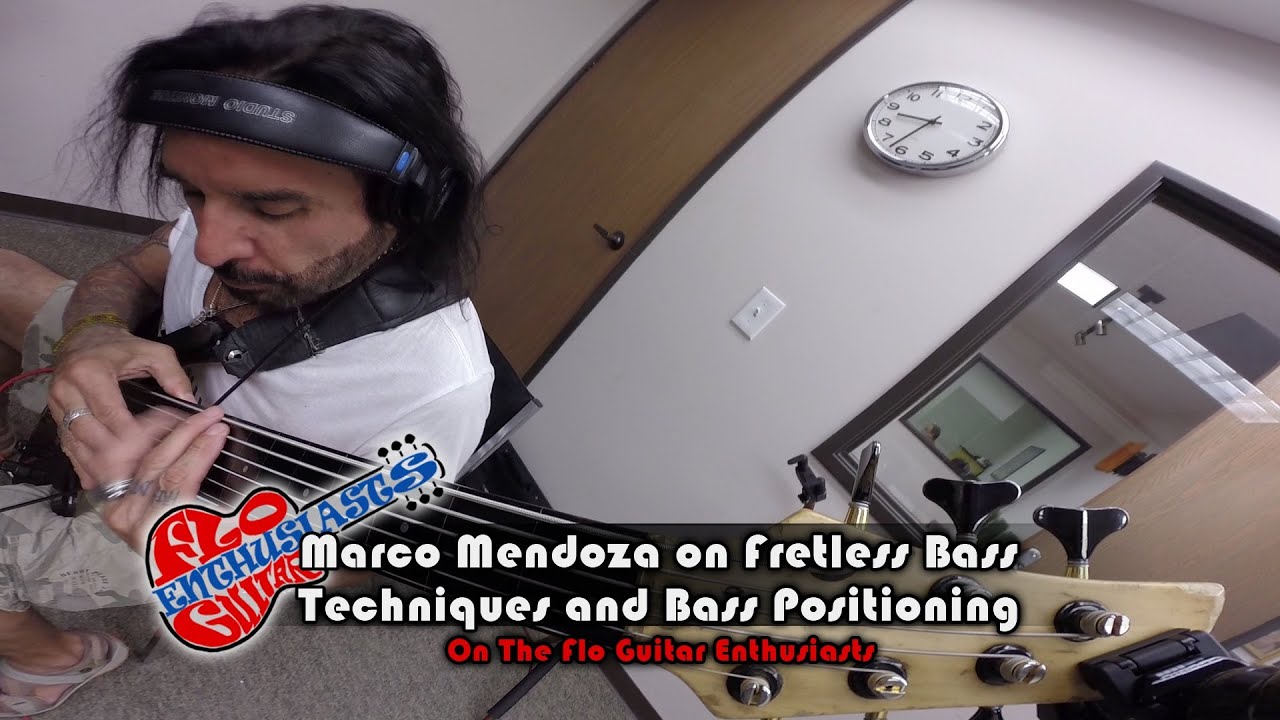 Marco Mendoza on Techniques for Fretless Bass and Bass Position on Flo Guitar Enthusiasts