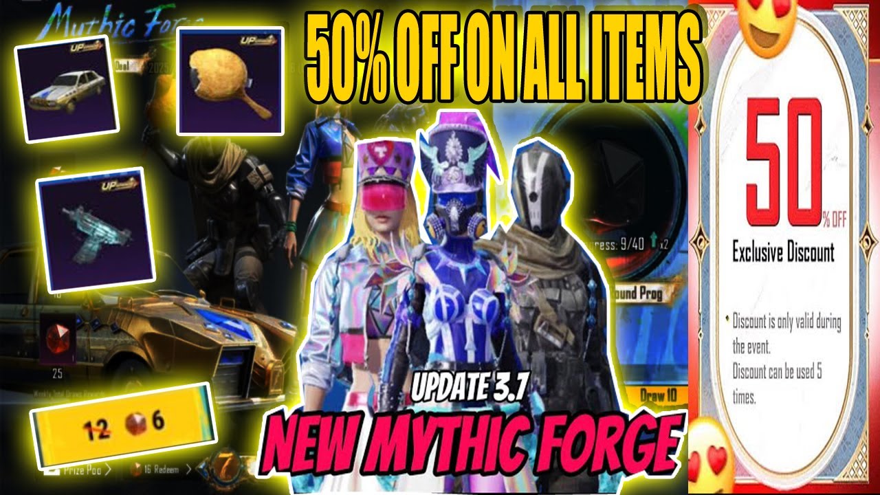 New Mythic Forge Crate Opening | Mythic Forge Crate Opening | 7th Anniversary Pubg | Pubg 3.7 Update