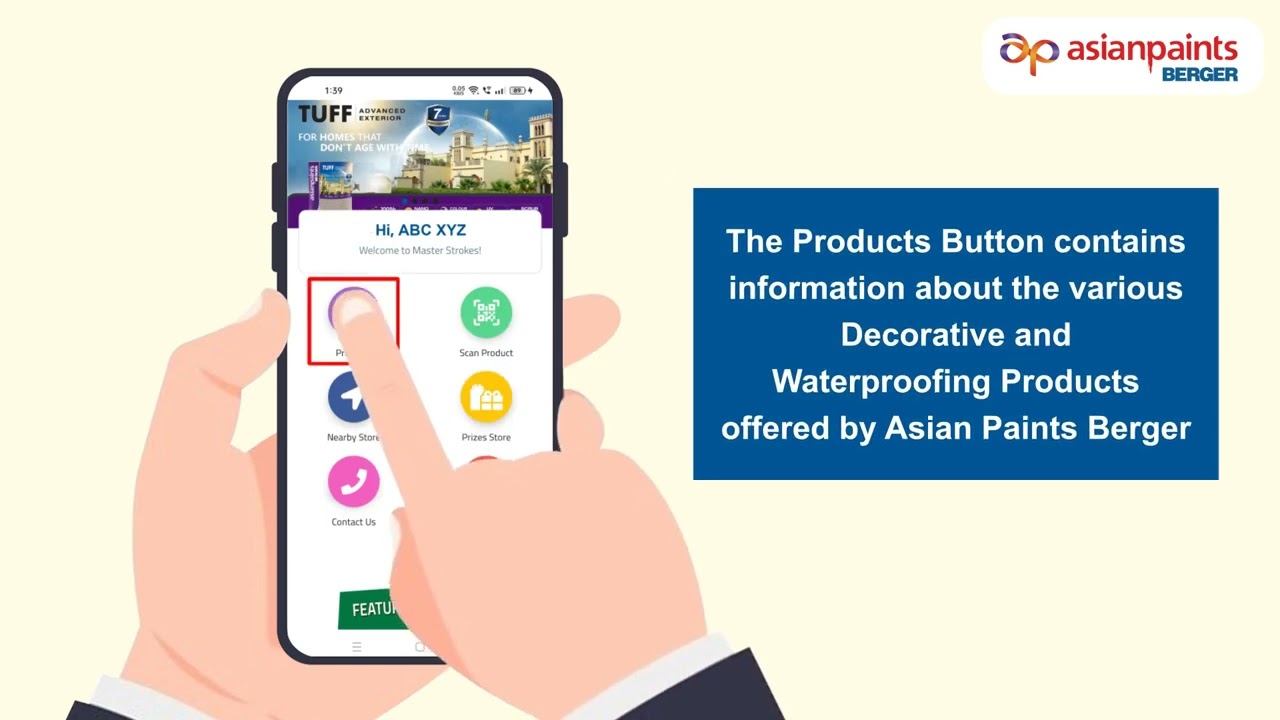 Видеоролик о продукции Asian Paints Berger Master Strokes (на английском языке)