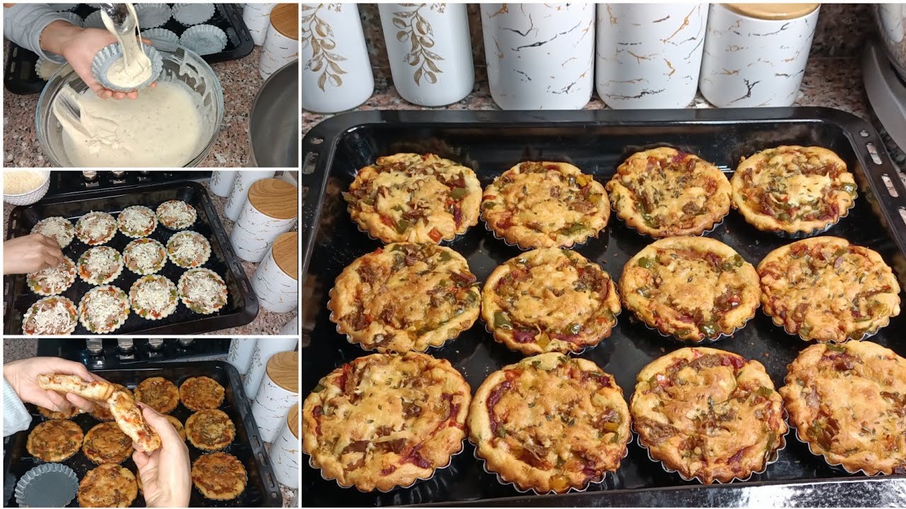 بيتزا سائلة بدون عجن ولا دلك ناجحة 100% وسريعة التحضير🍕