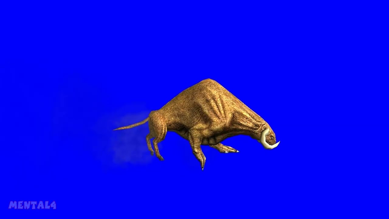 Blue Screen - Werebull Walking - Serious Sam Classic