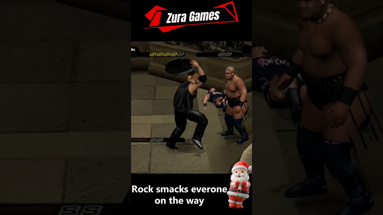Rikishi survives the Rocks finisher | WWE HCTP gameplay | Anywhere slobber knocker match