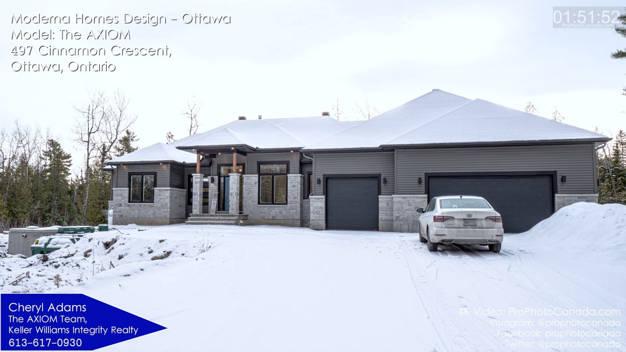 Moderna Homes Ottawa   The AXIOM model home