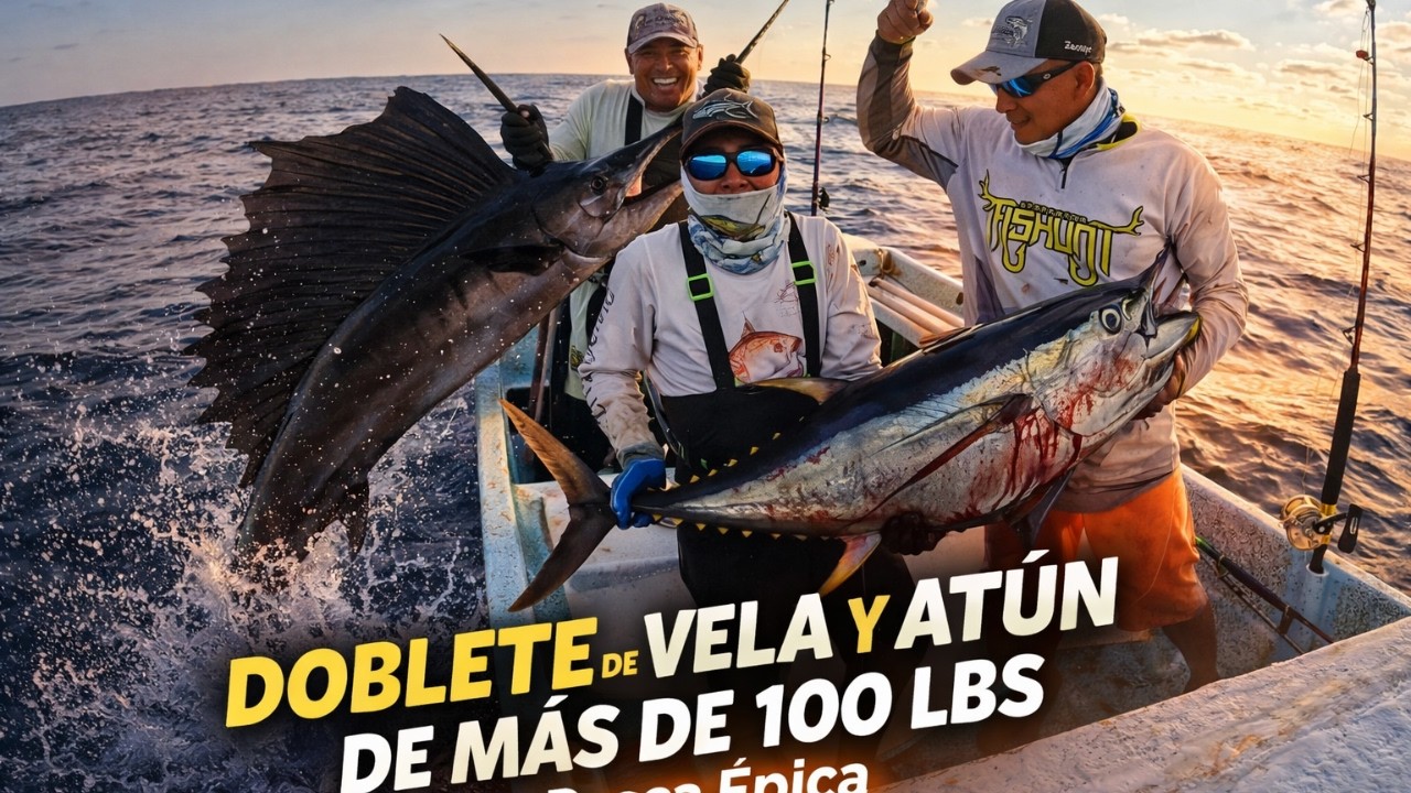 ALTA MAR EN LLAMAS⚡Doblete de Vela y Atún GIGANTE🎣🔥