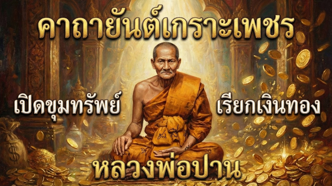 คาถายันต์เกราะเพชร หลวงพ่อปาน เปิดขุมทรัพย์ เรียกเงินทอง ศัตรูพ่ายแพ้บารมี