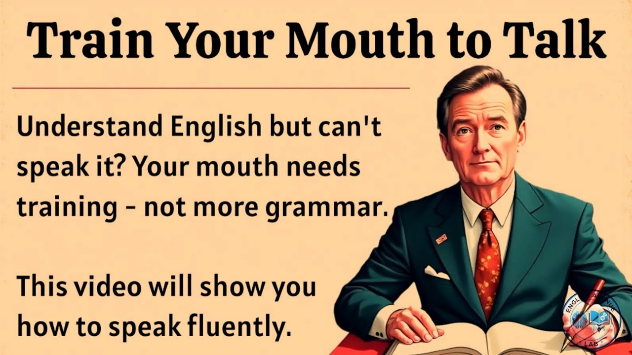 Train Your Mouth to Talk || Graded Reader || Speak Fluently English ✅️
