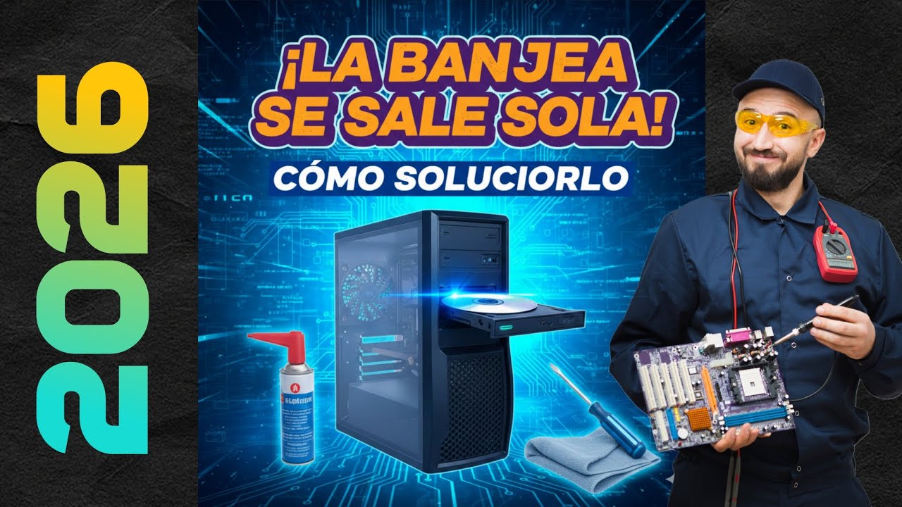 La bandeja de CD/DVD se sale sola SOLUCIÓN 👌🏻