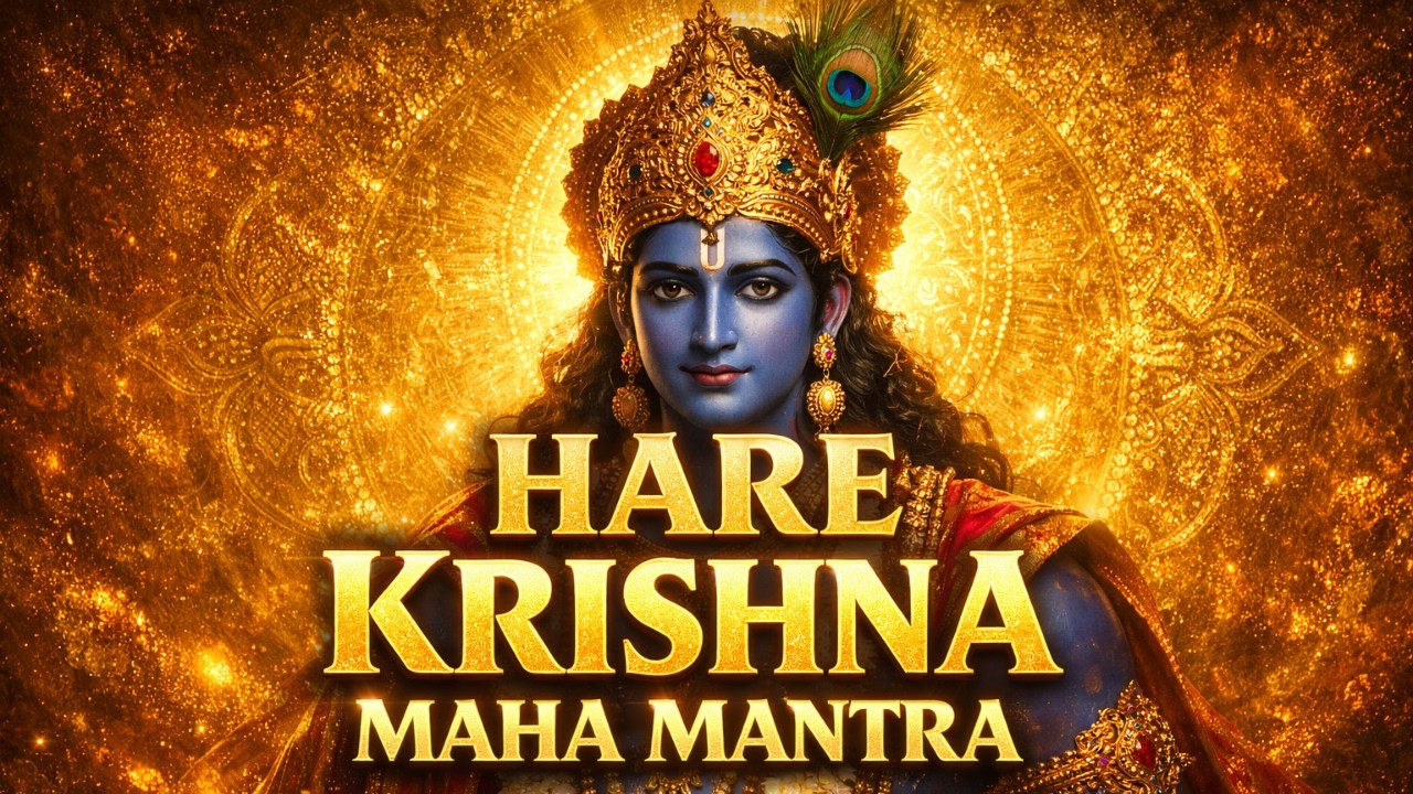 🕉️ Hare Krishna Maha Mantra | Divine Chanting for Peace, Love & Spiritual Awakening