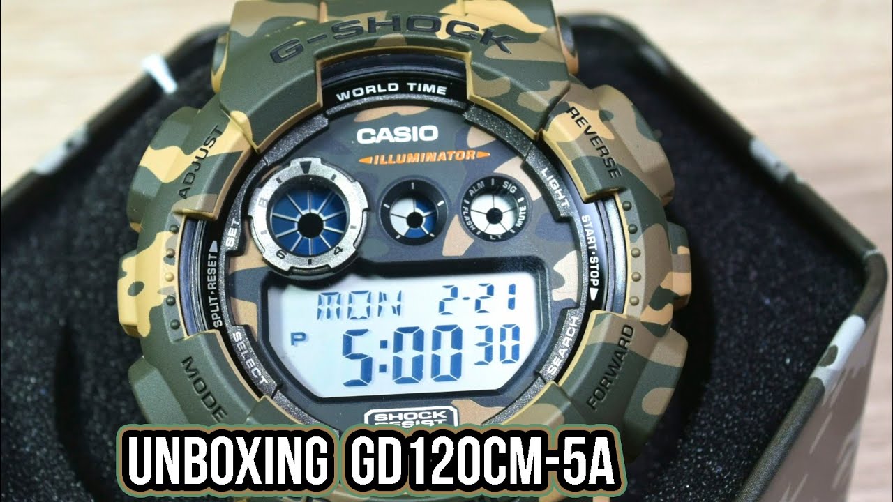 GD120CM-5a Unboxing Casio G Shock