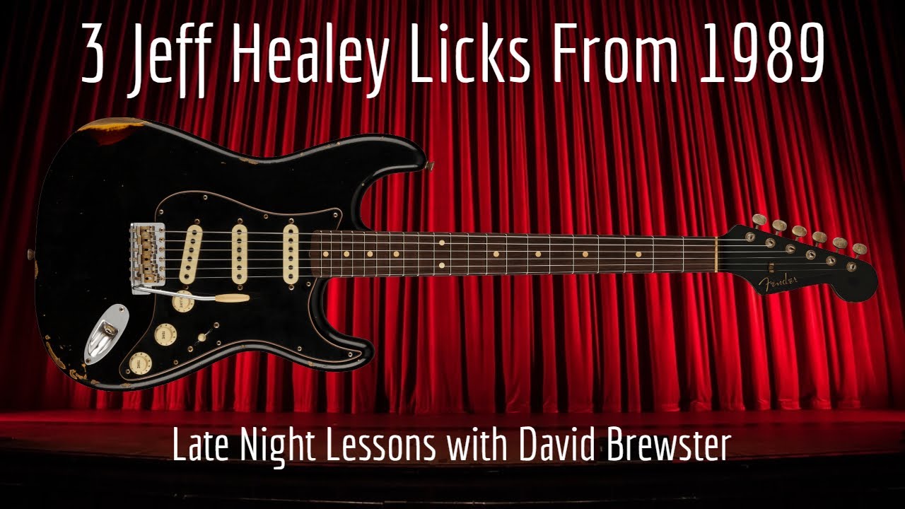 3 Jeff Healey Licks From 1989