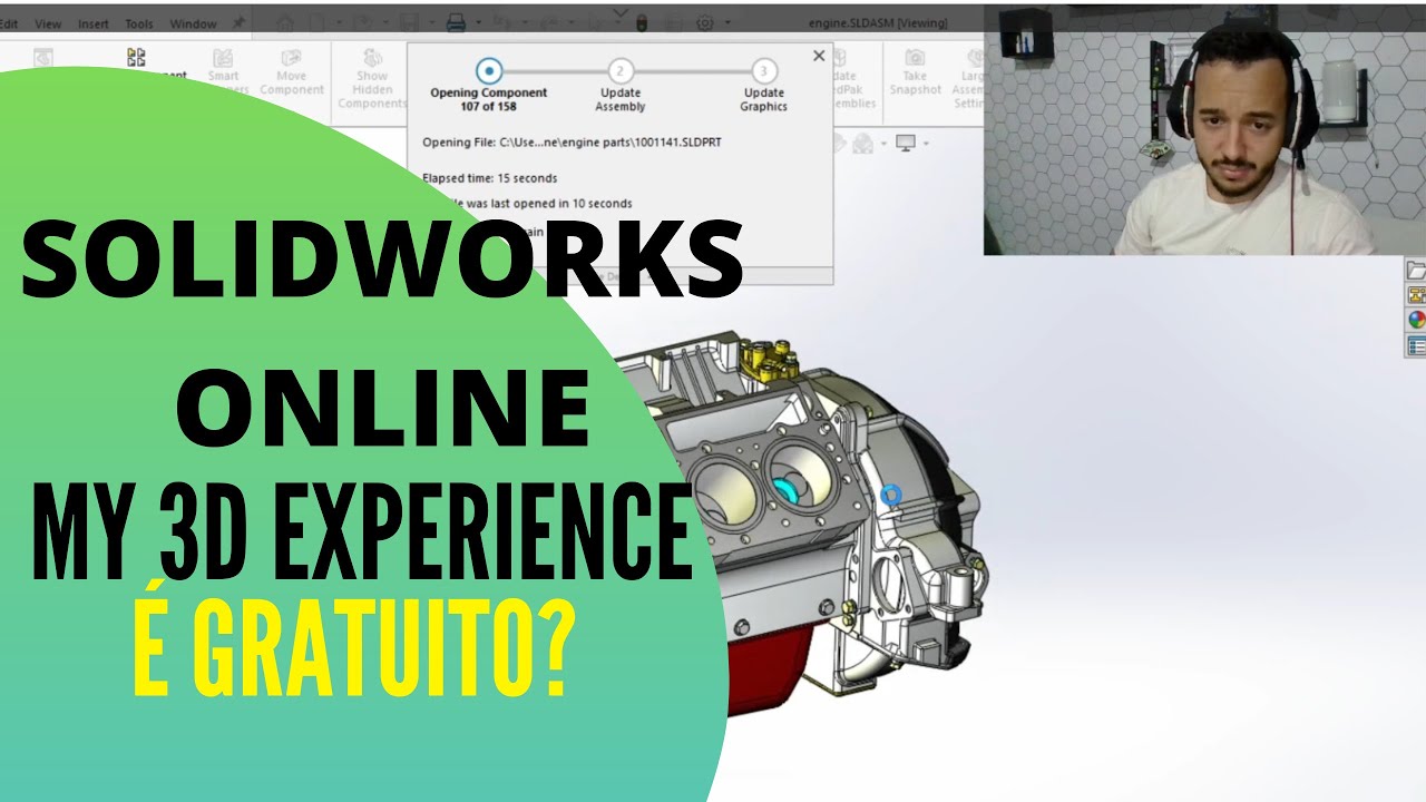 DESCOBRI O SEGREDO PARA USAR O SOLIDWORKS ONLINE E GRATUITO [MY3DEXPERIENCE]